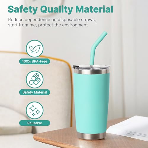 Stainless Steel Straw for 20 oz YETI Tumbler