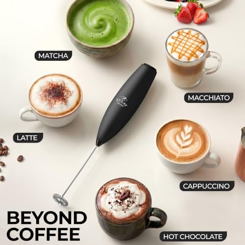 Zulay Powerful Milk Frother for Coffee with Upgraded Titanium Motor