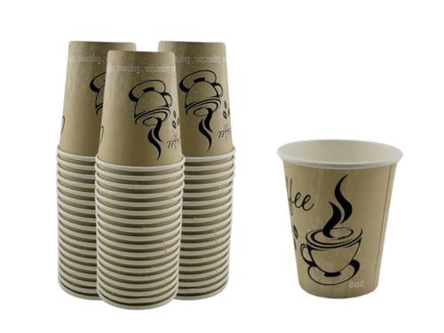 Disposable Coffee Cups (100 Count)