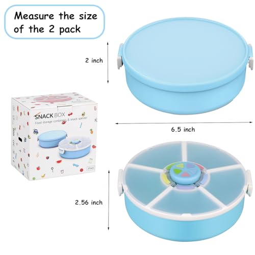 Kids' Rotating Snack Container Set