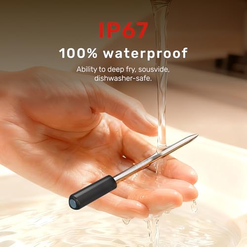 Wireless Meat Thermometer Digital with Remote App Monitoring