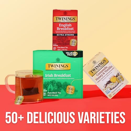 Extra Strong English Breakfast Black Tea Bags (120 Count)
