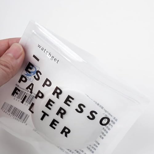 51mm Espresso Paper Filters Fits 51mm Portafilter Baskets (500 Count)