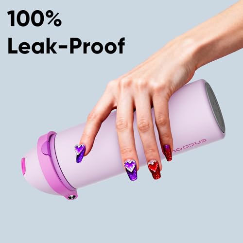 Insulated Water Bottle with Straw