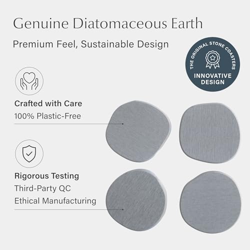 Home Stone Coasters Set (4 Count)