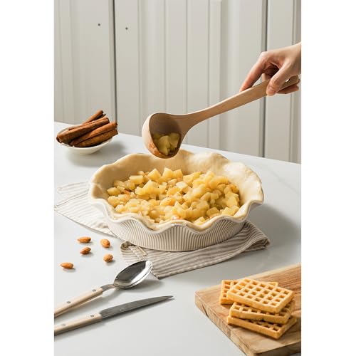 Ceramic Deep Pie Pan for Baking