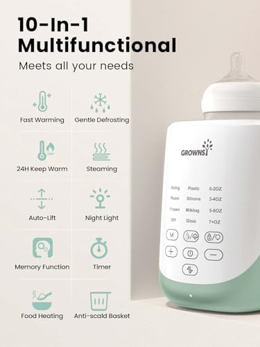 Auto Lift Nutri Bottle Warmer for Breastmilk & Formula