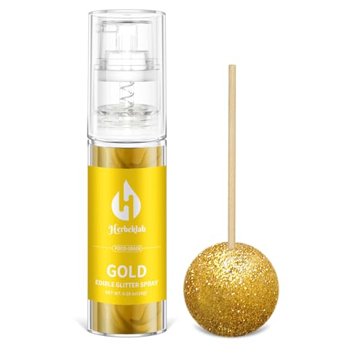 Gold Edible Glitter Spray