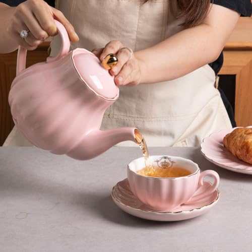 Sweejar 40FLOZ Royal Teapot with Infuser