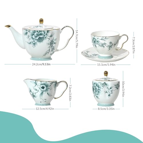 Tea Set for Adults (6.7 Count)