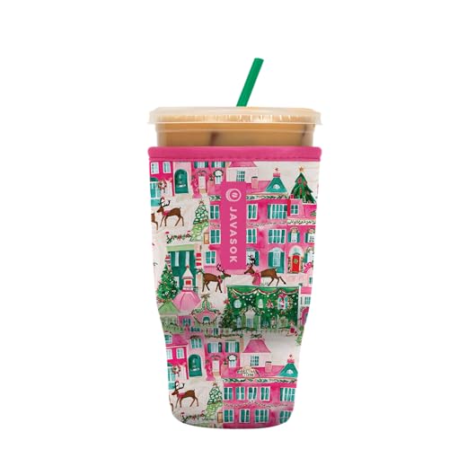 JavaSok Iced Coffee & Cold Soda Insulated Neoprene Cup Sleeve
