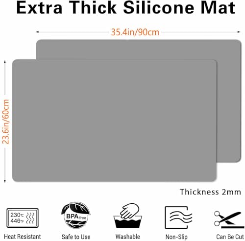 2 Pack Silicone Mats (2 Count)