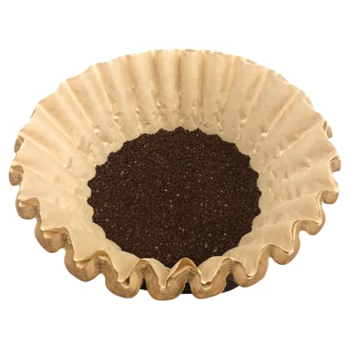 Natural Unbleached Brown Biodegradable Extra Large Coffee Filters 10 (1050 Count)