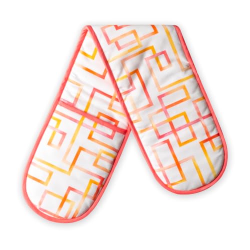Double Oven Mitts 100% Cotton Double Oven Glove
