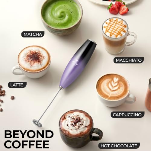 Zulay Powerful Milk Frother for Coffee with Upgraded Titanium Motor