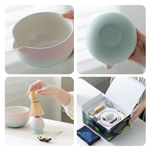 Matcha Whisk Set Pink