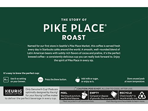 Pike Place Roast Medium Keurig K (20 Count)