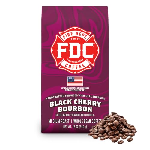 Black Cherry Bourbon Whole Bean Coffee (12 Ounce)