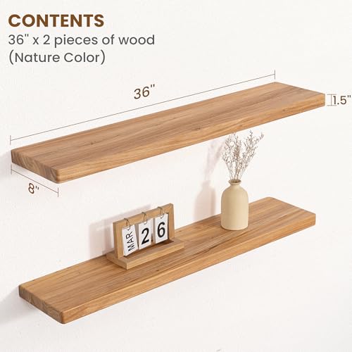 Floating Shelves for Wall (2 Count)