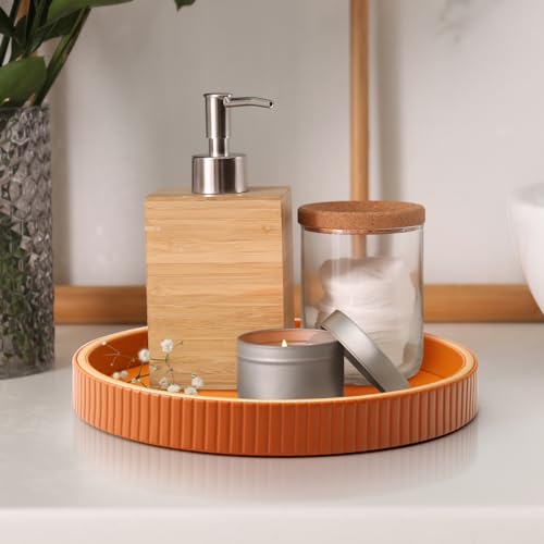 Leather Tray Desktop Storage Organizer