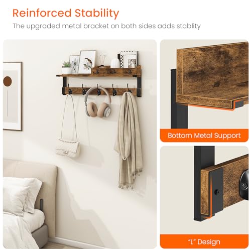 Coat Rack with Shelf