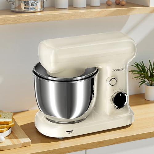 Stand Mixer with 3QT+3.5QT Dual Bowls
