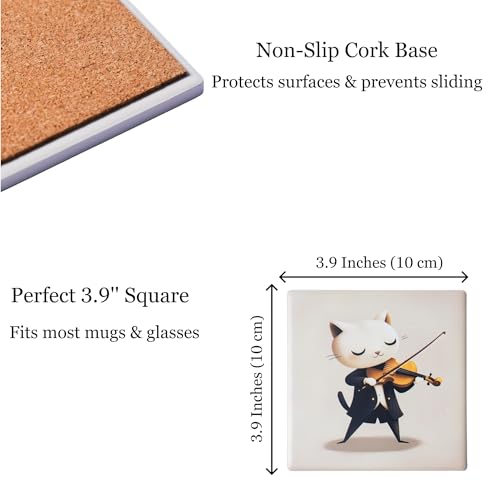 Ceramic Coasters Set of 4