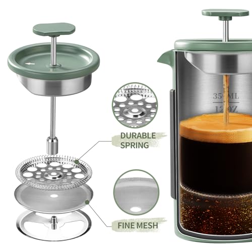 French Press 350ml Stainless Steel Coffee Press