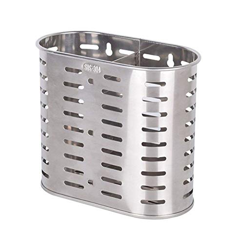 Self Adhesive 2 Compartments Mesh Utensil Drying Rack