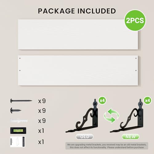 Floating Shelves for Wall Decor (2 Count)