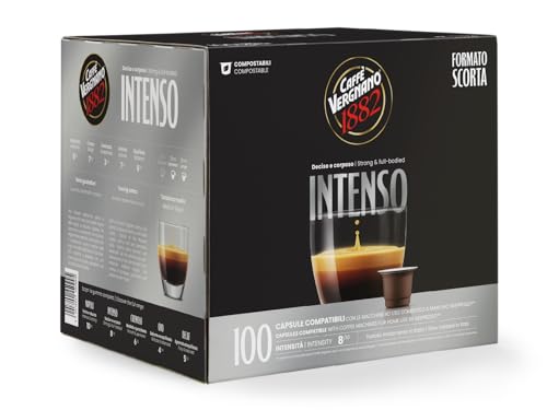 Caffe Vergnano Intenso Espresso Pods (100 Count)