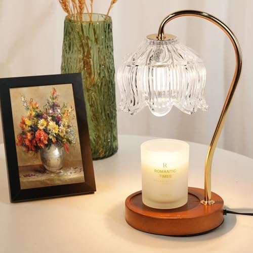 Flower Candle Warmer Lamp with Timer