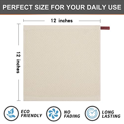 100% Cotton Waffle 6 (6 Count)
