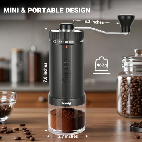 World's First 60g Large Capacity Manual Coffee Grinder