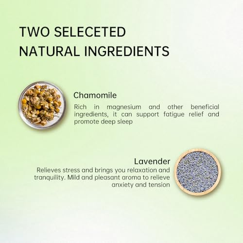 Chamomile and Lavender Herbal Tea Stress Relief Support Sleep (20 Count)