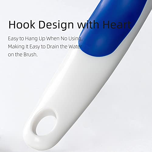 2 Pack Scrub Brush for Cleaning with Long Handle (2 Count)