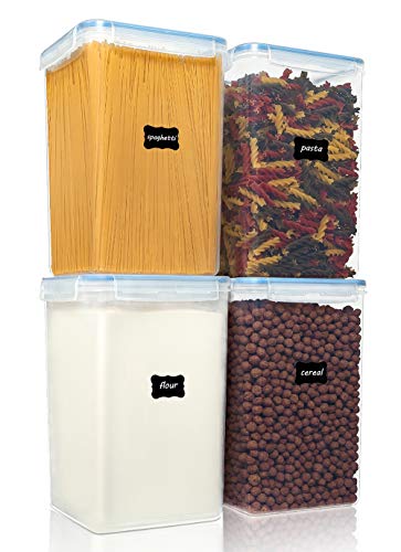 6.5L Flour Sugar Storage Containers (4 Count)