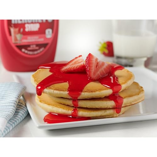 Strawberry Flavored Syrup Bottle (22 Fl Oz)