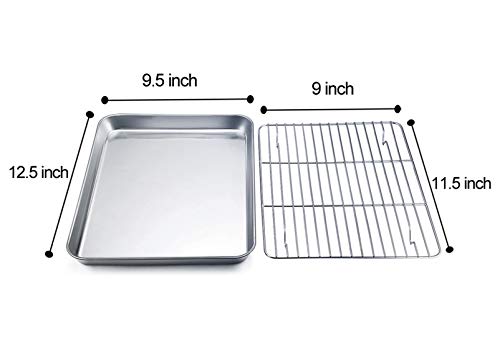 Baking Sheet with Cooling Rack Set