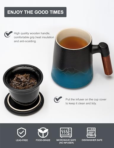 Tea Cup with Infuser and Lid (15.2 Count)
