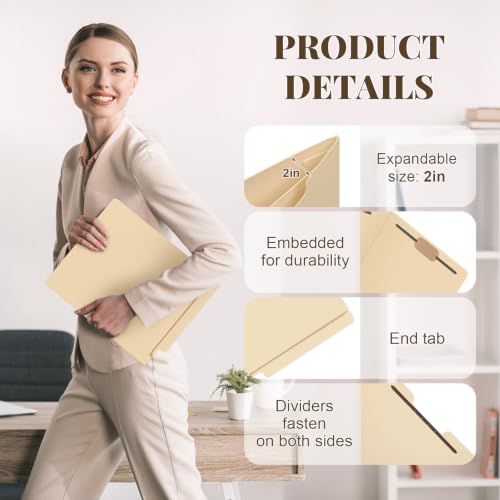 24 Pack Classification Folders
