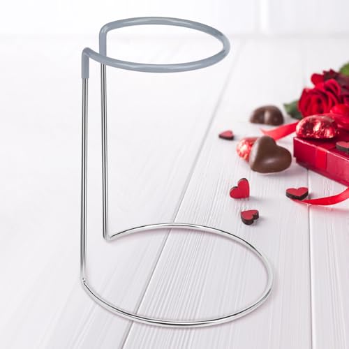 Wine Decanter Drying Stand with Rubber Coated Top to Prevent Scratches