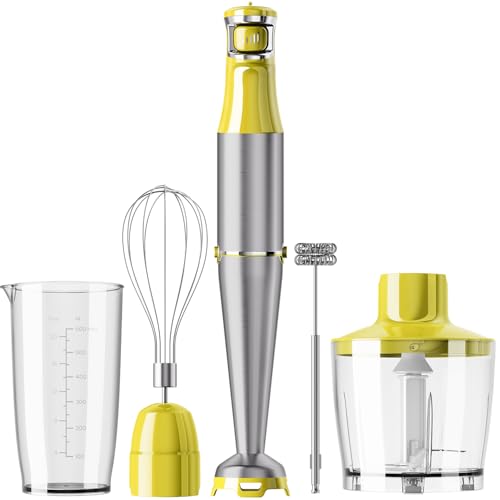 Immersion Blender Handheld Corded Hand Blenders Set 1100W