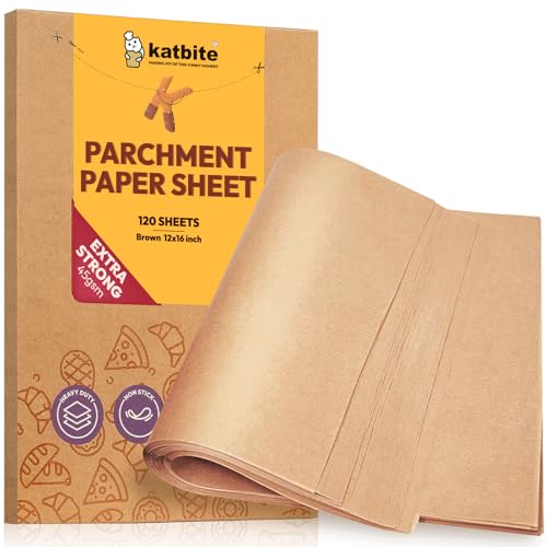 120 Pcs Parchment Paper Baking Sheets