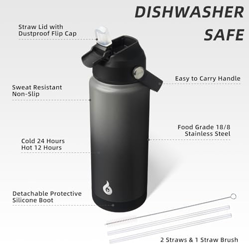 24oz Insulated Water Bottle