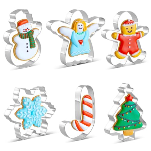 Christmas Cookie Cutter Set (6 Count)