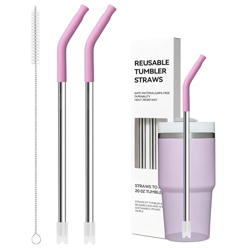 Metal Straws for Stanley Cups 14 oz & 20 oz