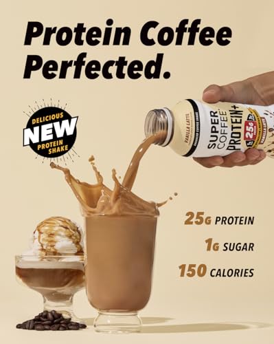 Protein+ Caffe Latte Protein Coffee (12 Fl Oz)