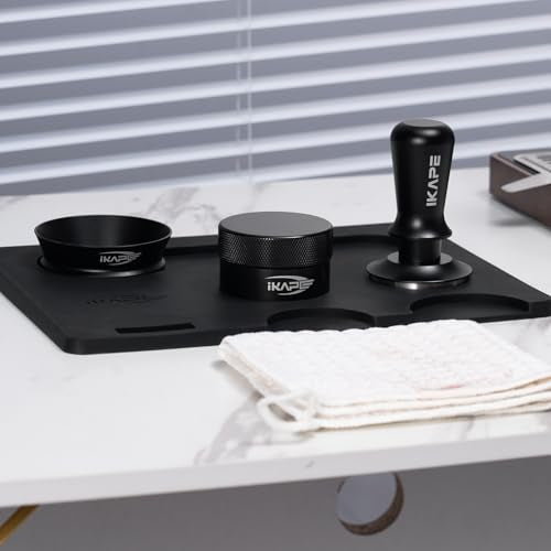 58MM Espresso Tamper Kit Black 6 IN 1 (16 Ounce)