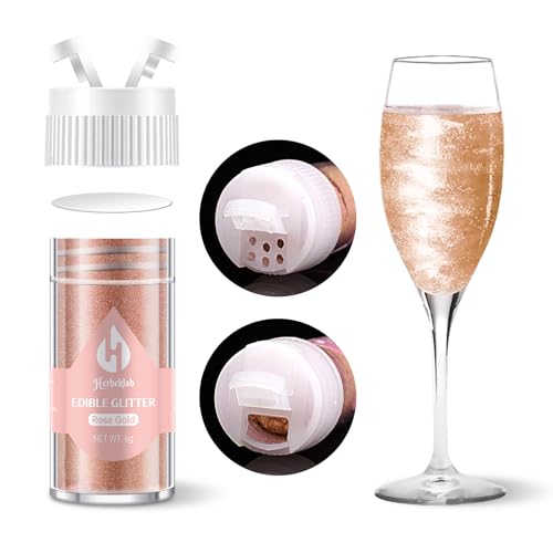 Rose Gold Edible Glitter